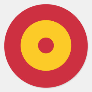 Sticker Rond Espagne drapeau pays rond rond symbole cercle symb