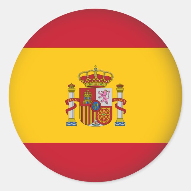 Sticker Rond Espagne ronde (Devant)