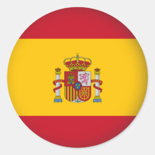 Sticker Rond Espagne ronde