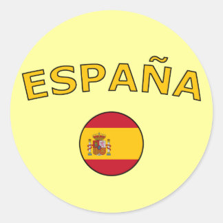 Sticker Rond Espana