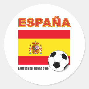 Sticker Rond España Campeón del Mundo