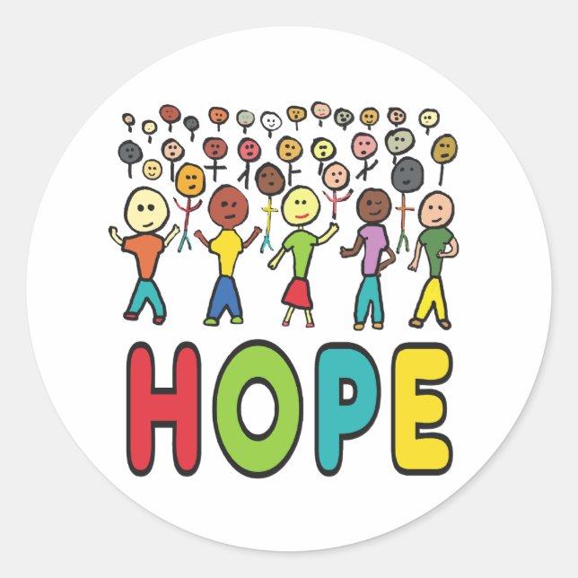 Sticker Rond Espoir (Devant)