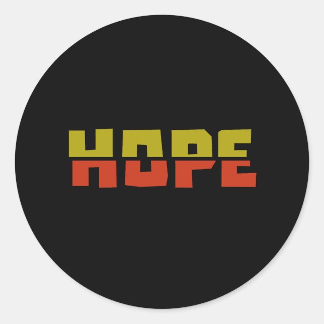 Sticker Rond Espoir (Devant)