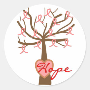 Sticker Rond "Espoir", cadeaux de conscience de cancer du sein
