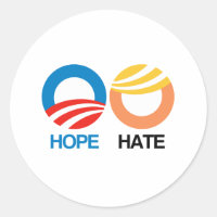 ESPOIR (Obama) contre la HAINE (atout)