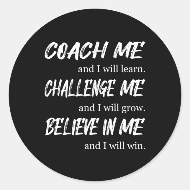 Sticker Rond Esprit de travail d'équipe Job Awesome Team Player (Devant)