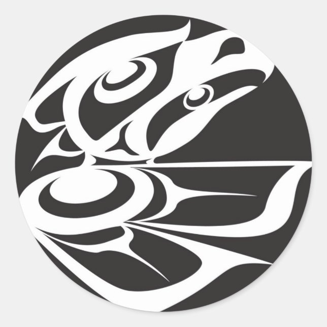 Sticker Rond Esprit Eagle (Devant)