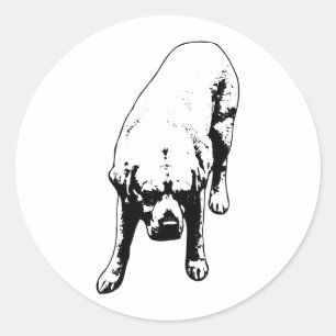 Sticker Rond Esprit enroulé