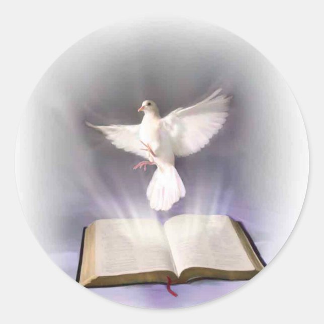 Sticker Rond Esprit Saint (Devant)