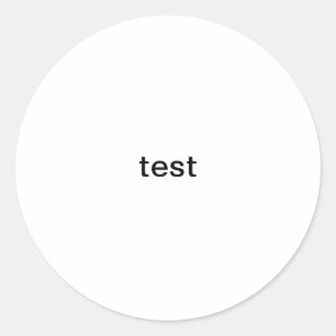 Sticker Rond essai
