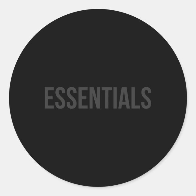 Sticker Rond Essentiels (Devant)
