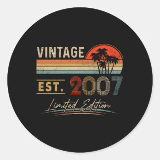 Sticker Rond Est 2007 16E 16