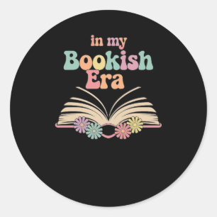 Sticker Rond Esthétique de l'époque de livre - Joli Lecture Lov