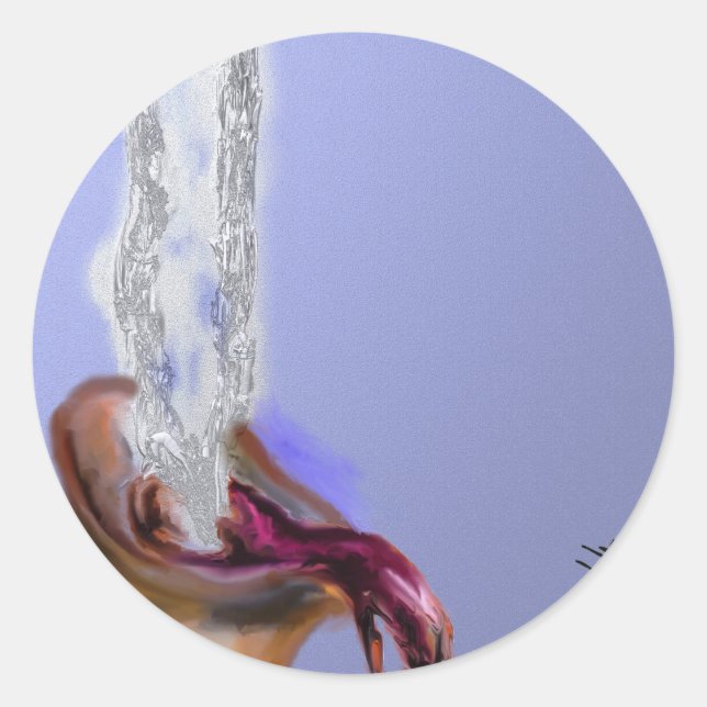 Sticker Rond Et Donc Ça Commence (Devant)