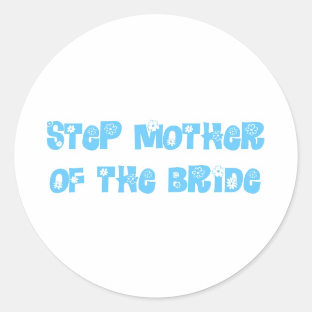 Sticker Rond Étape Mère de la mariée (Devant)