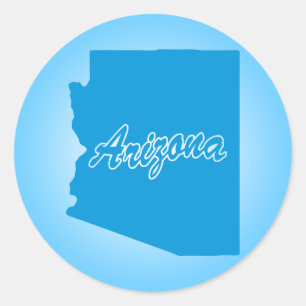 Sticker Rond État Arizona