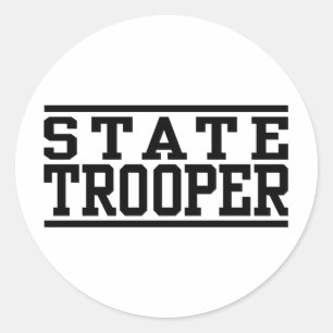 Sticker Rond État-soldat