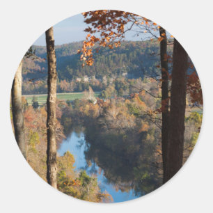 Sticker Rond États-Unis, Arkansas, War Eagle, Hobbs State Park