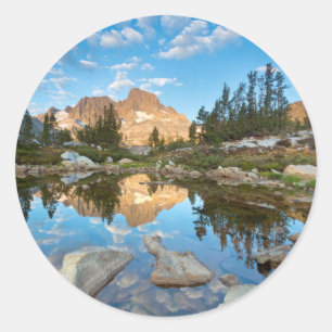 Sticker Rond États-Unis, Californie, Forêt nationale d'Inyo. 2