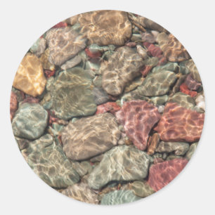 Sticker Rond États-Unis, Montana, Glacier National Park 3