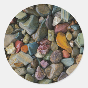 Sticker Rond États-Unis, Montana, Parc national des Glaciers, S