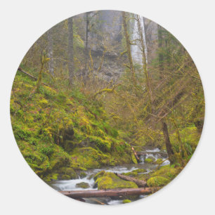 Sticker Rond États-Unis, Oregon, Columbia Gorge