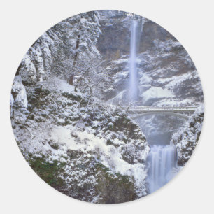 Sticker Rond États-Unis, Oregon, Columbia River Gorge