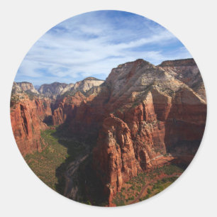 Sticker Rond États-Unis, Utah, Zion National Park