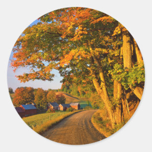 Sticker Rond États-Unis, Vermont, South Woodstock