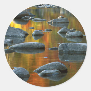 Sticker Rond États-Unis, Virginie-Occidentale, Spruce Knob-Sen