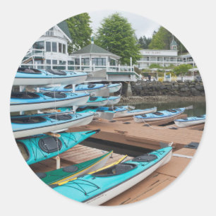 Sticker Rond États-Unis, Washington, îles San Juan