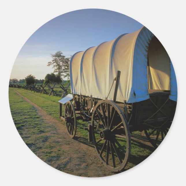 Sticker Rond États-Unis, Washington, Whitman Mission National (Devant)