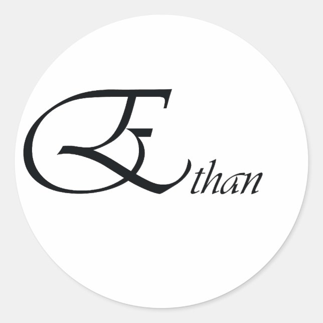 Sticker Rond Ethan (Devant)