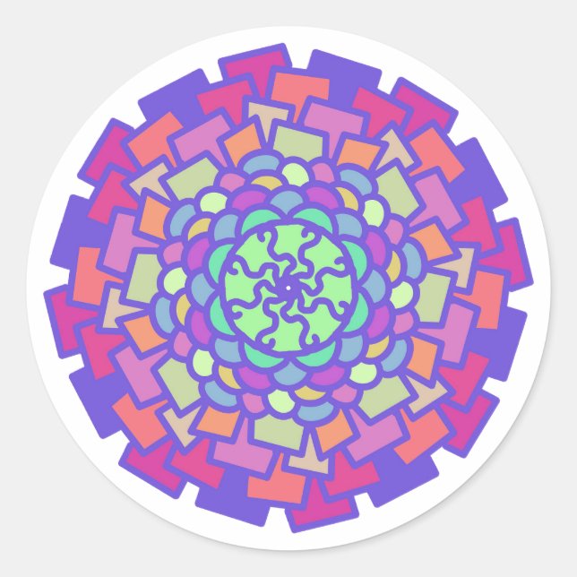 Sticker Rond Etiquette (Devant)