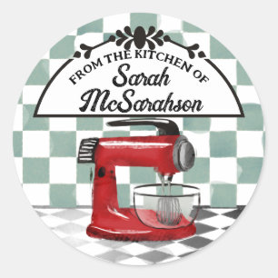 Sticker Rond Étiquette-cadeau de boulangerie de table