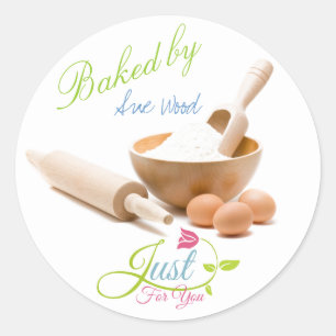 Sticker Rond Étiquettes-cadeaux de votre cuisine