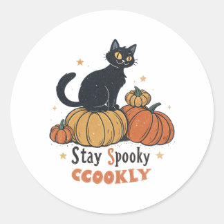 Sticker Rond Étiquettes-cadeaux Halloween pour sacs de friandis