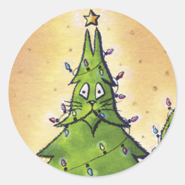 Sticker Rond Etiquettes d'enveloppe (Devant)