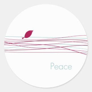 Sticker Rond Etiquettes d'enveloppe