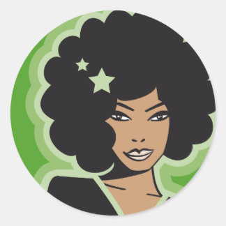 Sticker Rond étoile