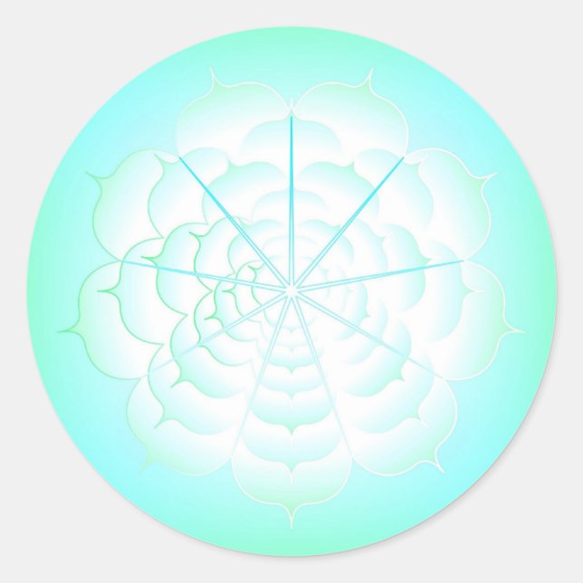 Sticker Rond Étoile brillante4 (Devant)