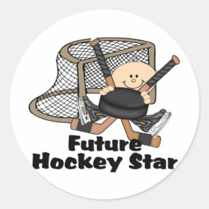 Sticker Rond Étoile de hockey