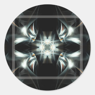 Sticker Rond Étoile décorative