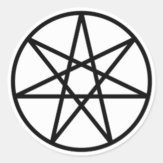 Sticker Rond Étoile féerie