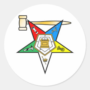 Sticker Rond Étoile orientale après des articles d'infirmièr