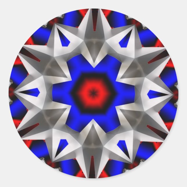 Sticker Rond Étoile transformatrice (Devant)