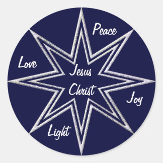 Sticker Rond étoiles brillantes
