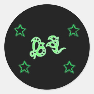 Sticker Rond Étoiles DE LA TERRE GODRUNE