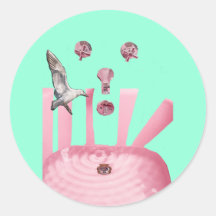 Étonnant collant de collage Seagull