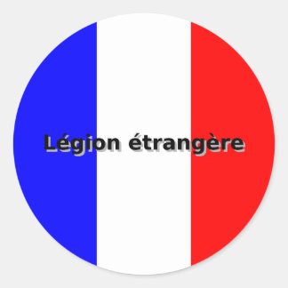 Sticker Rond Étrangère de Légion